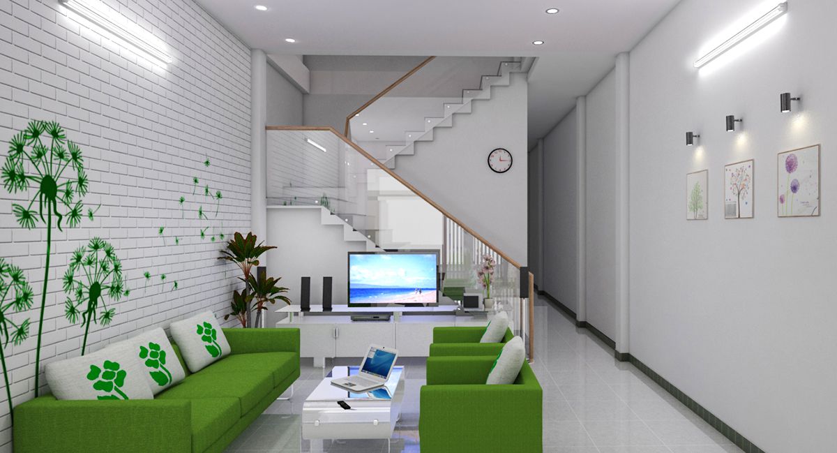 Thi công nội thất phòng khách nhà cấp 4 Thi công nội thất phòng khách nhà cấp 4