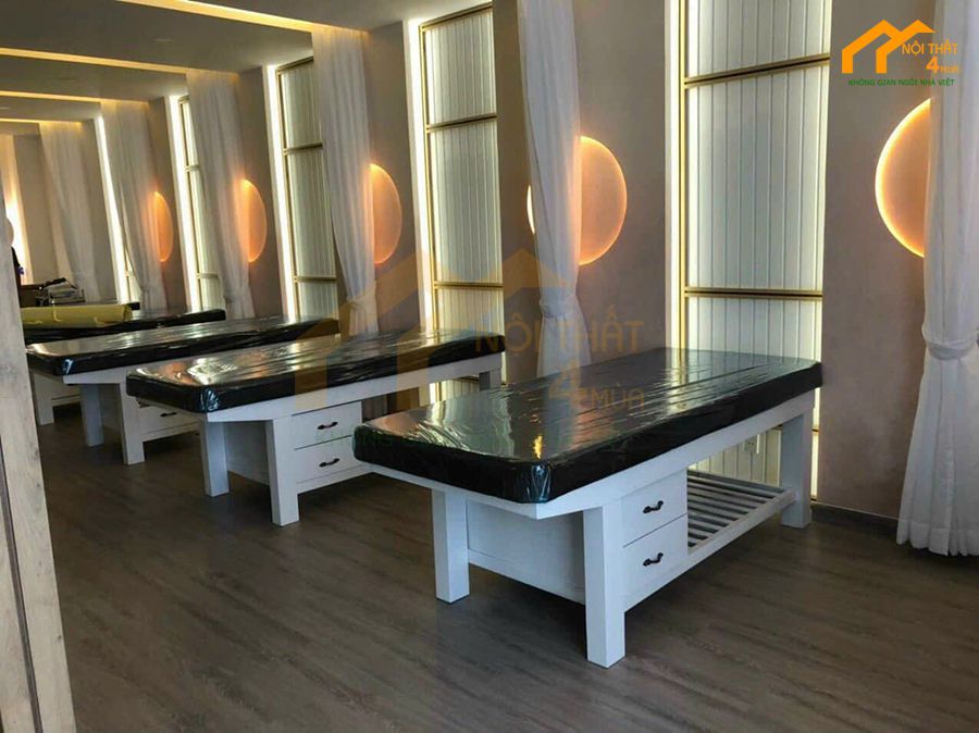 Mẫu giường nối mi spa cao cấp