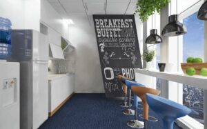 Mẫu thiết kế pantry văn phòng đẹp