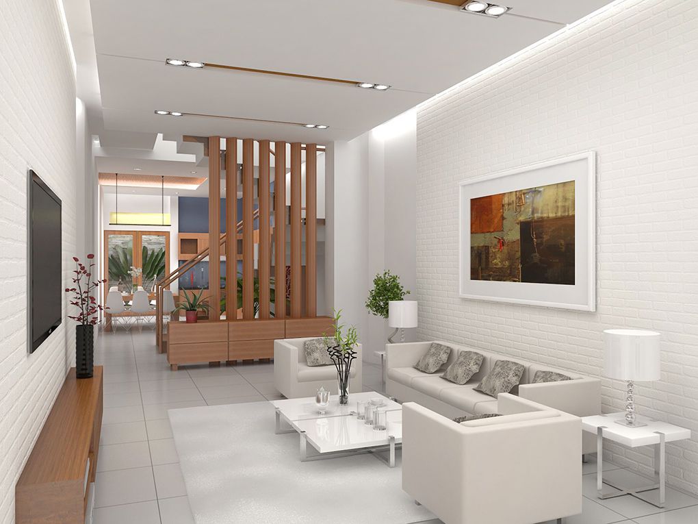 Cách thiết kế nội thất nhà ống đơn giản đẹp 1 Thiết kế nội thất nhà ống đơn giản đẹp