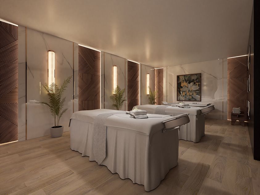Mẫu spa phong cách đơn giản