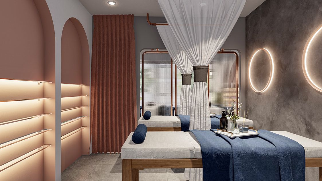 Mẫu spa tại nhà đẹp