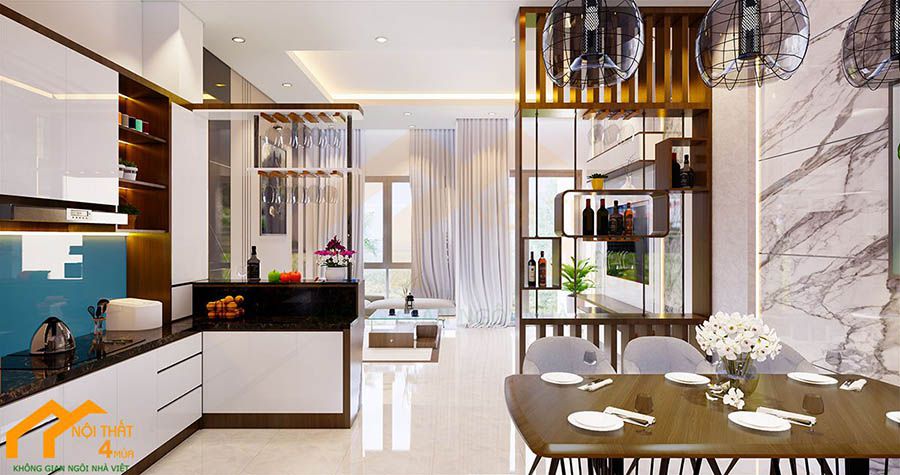 mẫu tủ bếp đẹp