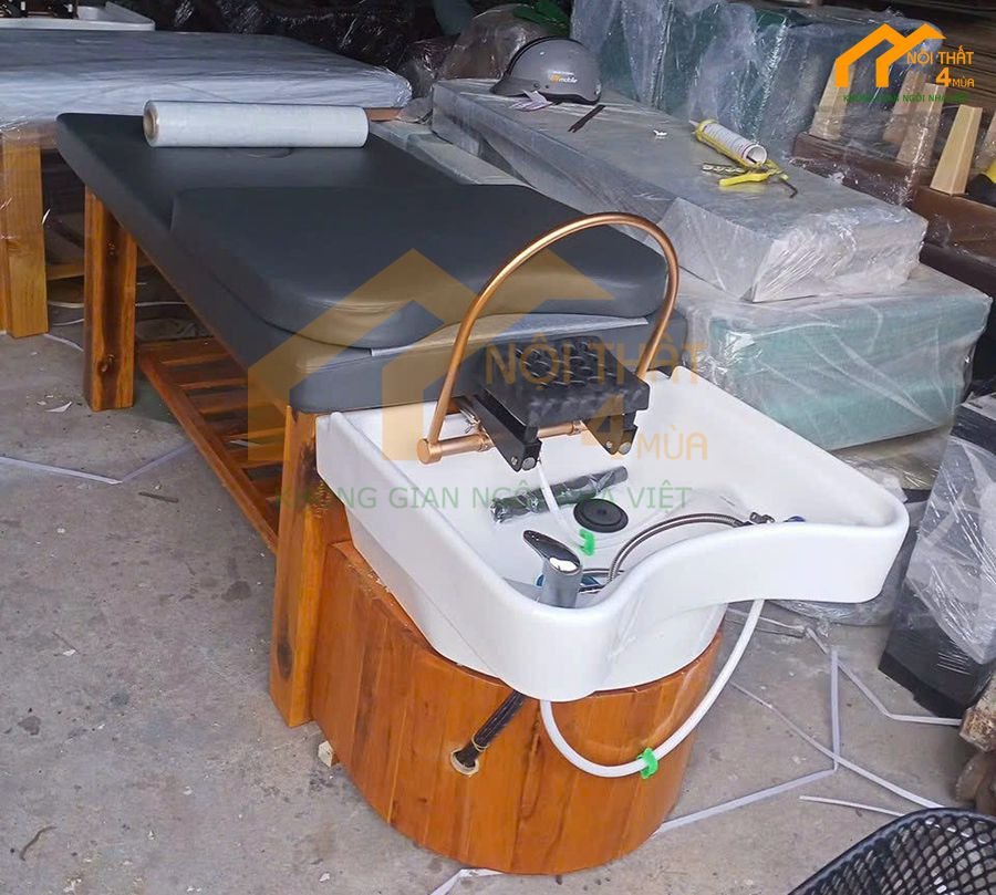 Giường gội đầu dưỡng sinh cao cấp