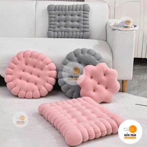 Nệm ngồi bệt hình bánh quy - NNBBQ01