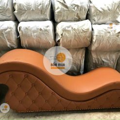 Ghế sofa tình yêu màu bò