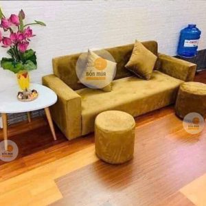 Sofa băng bọc nỉ giá rẻ