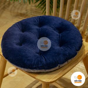 Nệm lót tròn nhung 2 màu - NLGG03