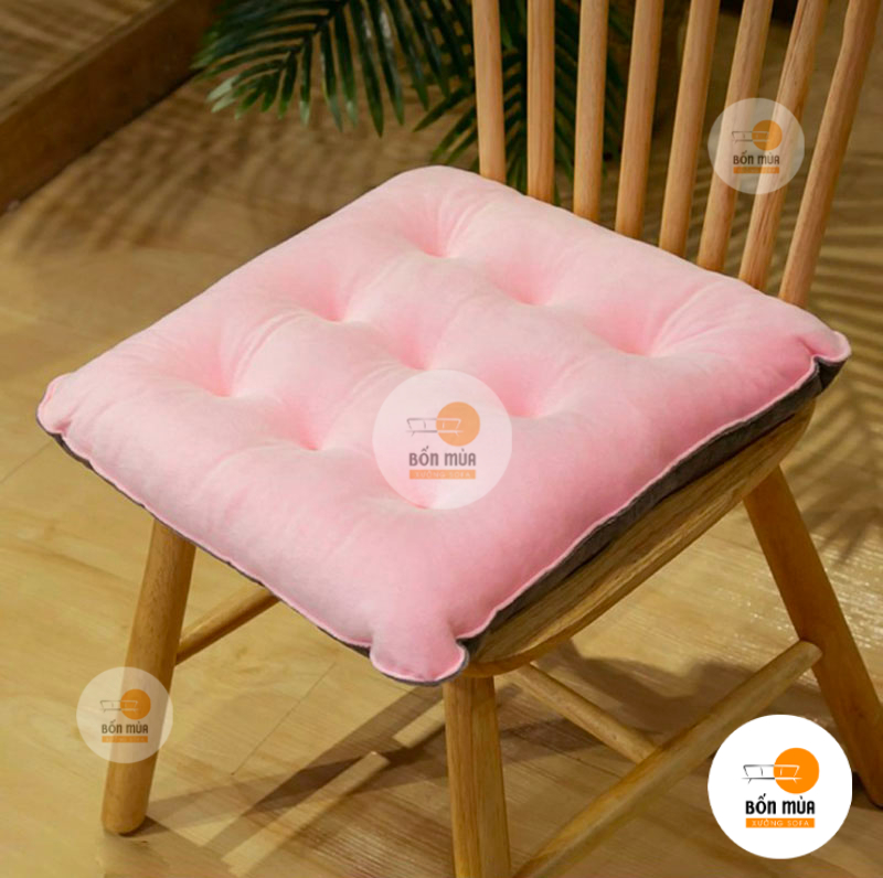 Tấm đệm lót ghế vuông hai màu NLGG04